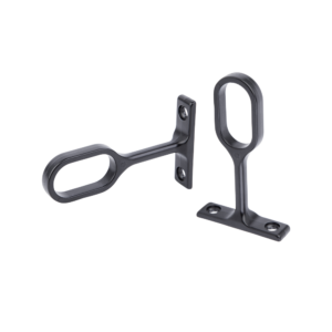 Oval Wardrobe Centre Pillar - Matt Black