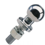 Towball 50mm Chrome - 3.5 Ton Rate - Shank 62mm long