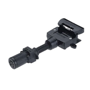 Narva Trailer Adaptor 6-Pin Round Car to 7-Pin Flat Plug Trailer/Van (82220BL)