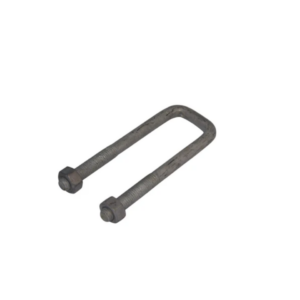Square U-Bolt + Nuts & Washers - 45mm Square x 5" Galvanised 1/2"