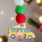 Van Fizzers | Smelly Van Dangle - Christmas Campervan Decoration