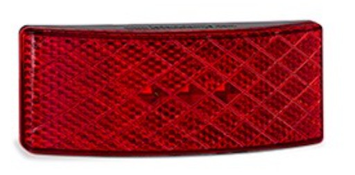 LED Autolamps Red Side Marker with Built In Reflector 12-24V