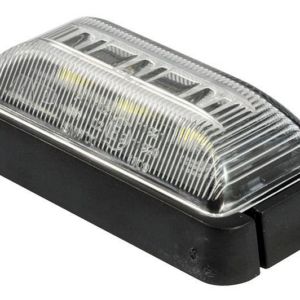 LED Front Marker Light (White) with Black Base