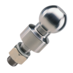 Tow Ball Shank - Chrome - Hi-Rise - 50mm - 2.0 Ton - 7/8" x 52mm