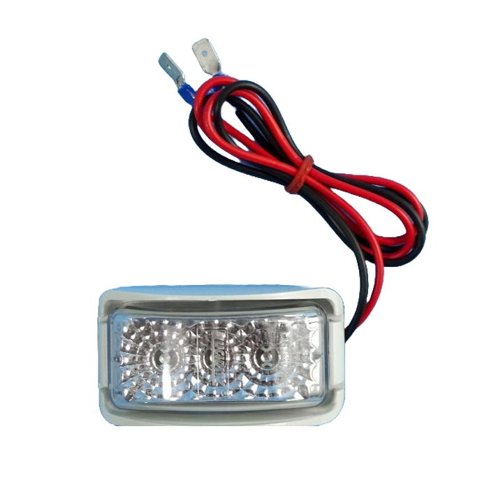 Coast LED Front Position Lamp - White (White Bracket) 22336WCK-W - Image 2
