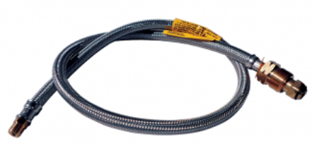 Coast RV 8mm SS Flexible Hose 900mm For Double Bottle Kits. Fpt1524