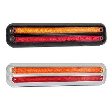 LED Autolamps 380 Series Double Bracket Replacement Black - Image 2