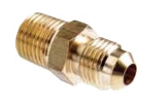 Gas Tapered Male Union 5/16" Male SAE x 1/4" BSP