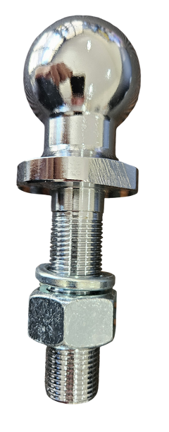 Mister Hitches Tow Ball 3500kg Long Shank - 50mm Ball (Chrome) 7/8" x 80mm Shank - Image 2
