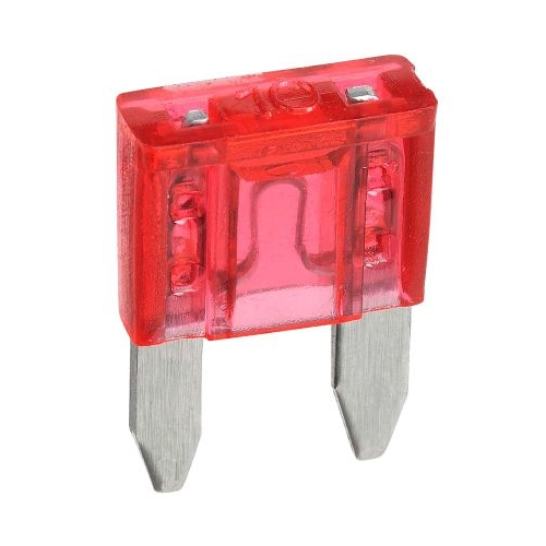 Narva Red Mini Blade Fuse 10 Amp - Pack of 5 (52710BL) - Image 2