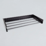Vendline | Caravan Wall Mounted Drying Rack - Foldable Indoor and Outdoor (Black) 80cm