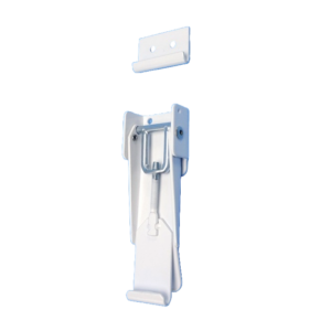Pop-Top & Camper Trailer Roof Clamp with J Hook - White