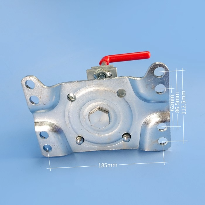 Al-ko Adjustable Swivel Jockey Wheel Bracket with Clamp - Bolt On 629935 - Image 2