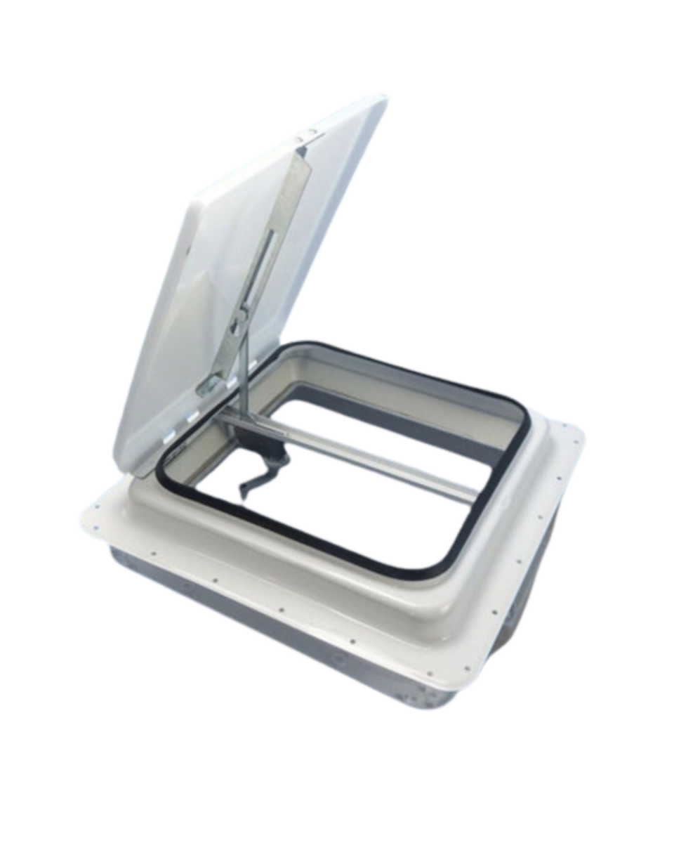 Jensen Roof Hatch - White Lid - 14 inch x 14 inch (355mm x 355mm) - Image 2