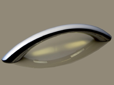 Balcaddi Enrico Aurora External LED Grab Handle V1798 Silver Grey - Image 2