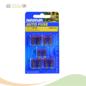 Fuse Blade - Standard ATS - 3 AMP - Purple - Blister pack of 5