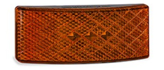 LED Autolamps Amber Side Marker with Built In Reflector, 12-24V