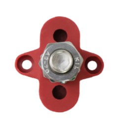 Stud Single Insulated 10mm Red