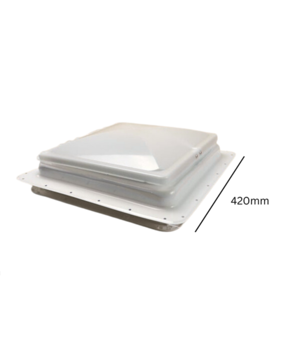 Jensen Roof Hatch - White Lid - 14 inch x 14 inch (355mm x 355mm) - Image 6