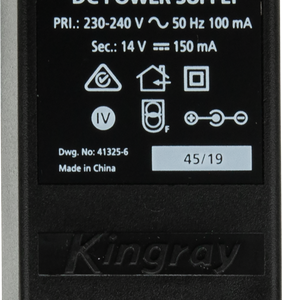 Kingray PSK06 14V DC 150mA Plug Pack with Belling Lee (PAL) Connection on Power Injector
