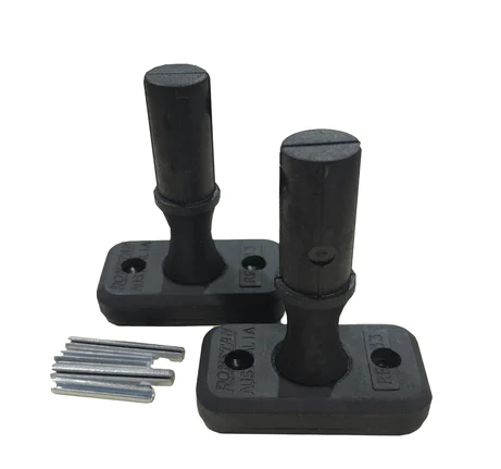 Aussie Traveller Coolabah Outback Tiller Joints with Roll Pins (Pair)