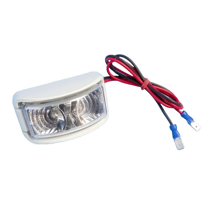 Coast LED Side Marker Lamp - Red/Amber (White Bracket) 22336WCARK-W - Image 2