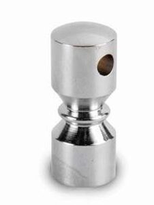 Tray Rail Pillar End - Chrome