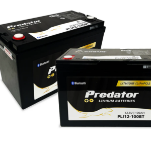 Predator Lithium 12.8V 100AH Bluetooth Battery