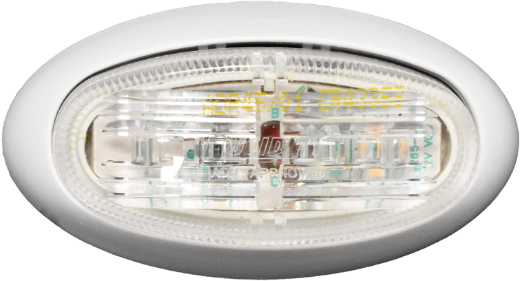 Caravan LED Clearance Light - White Body C4120K C4120Y