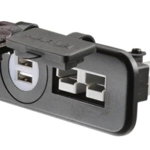 Dual - 50A Connector/ USB Socket - Flush Mount
