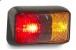 LED Clearance Light Red/Amber 10-30V Clear Lens