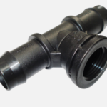 Threaded Tee 19mm Barbed x 1/2" BSP Female