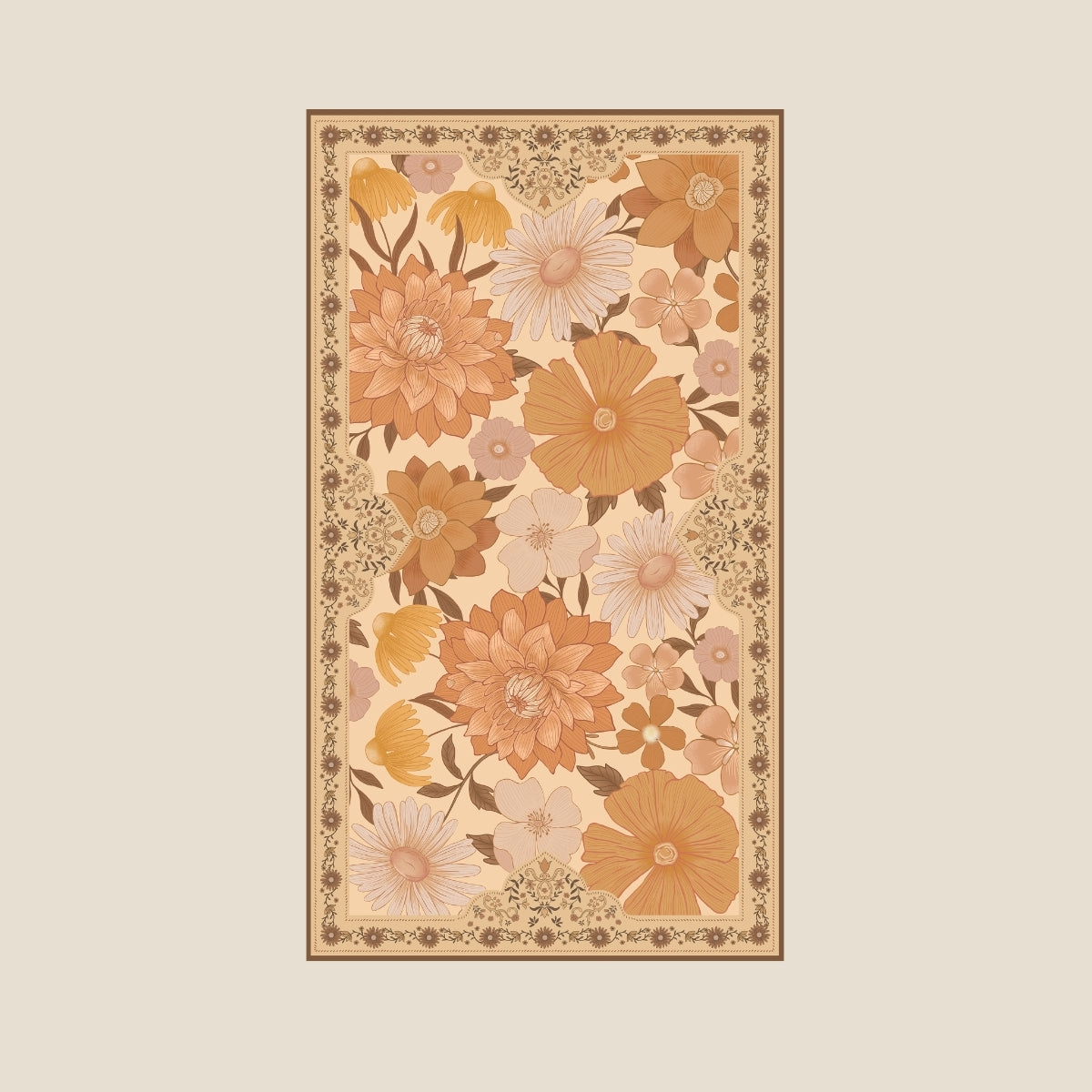 SomerSide Summer Muse- Sand Free Quick Dry Beach Towel
