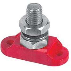 Stud Single Insulated 10mm Red