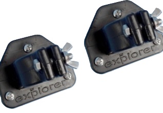 Explorer Side Mounting Brackets - Suit 32mm Mast (Pair)