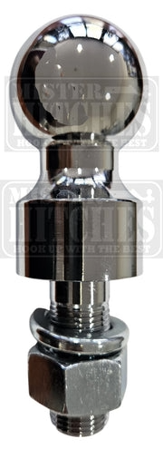 Mister Hitches Tow Ball 3500kg 25mm Hi-Rise Shoulder - 50mm Ball (Chrome) 7/8" x 54mm Shank
