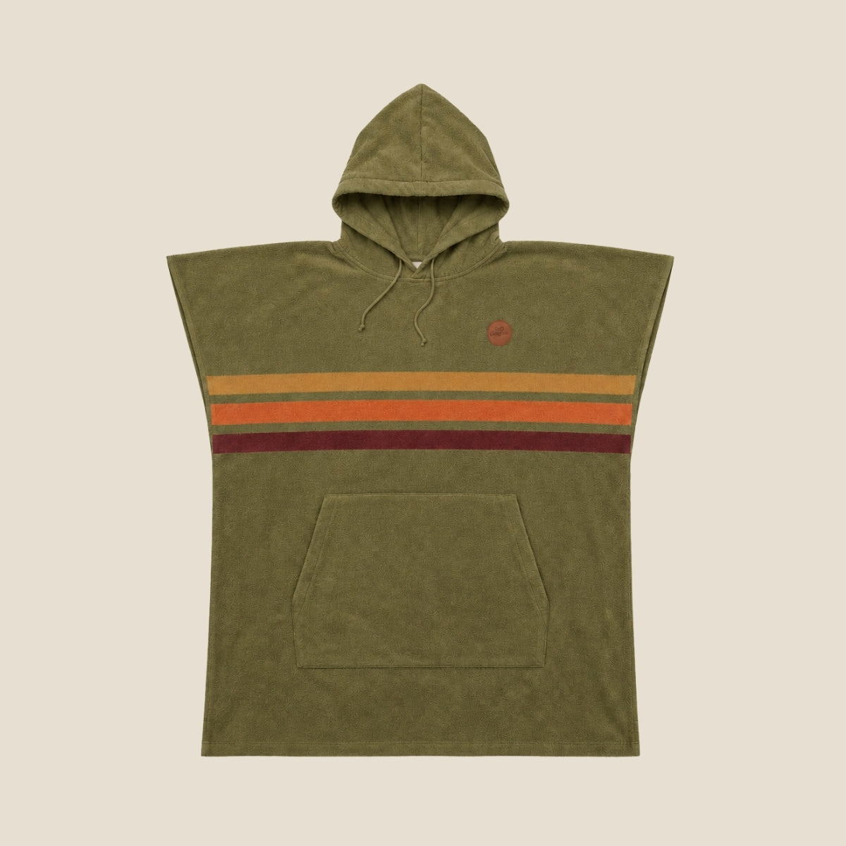 SomerSide Stevie (Olive) Hooded QuickDry Changing Poncho - Adult
