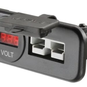 Dual - Accessory Socket & LED Volt/Amp Meter - Flush Mount