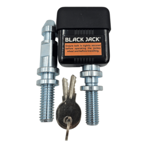Black Jack Trailer Jack Jockey Wheel Lock for Mini