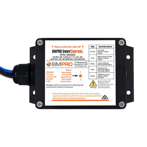 BMPro SwayControl with Loom Electronic Stability Control