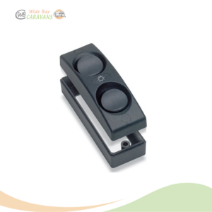 Contour 1101-Bk: 12V/10Amp Black Double Interior Light Switch