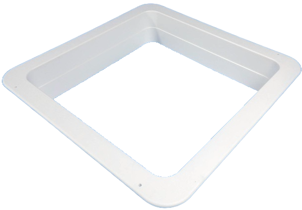 Garnish/Inner Trim (Arctic White) - Suit Ventline/Coast RV Vents