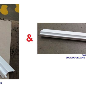 Lock & Hinge Jamb t/s Camper White C8538M & C8538N
