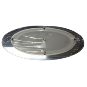 LED - Crystal Oval Ceiling Light - 400mm