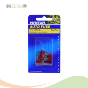 Narva Red Mini Blade Fuse 10 Amp - Pack of 5 (52710BL)