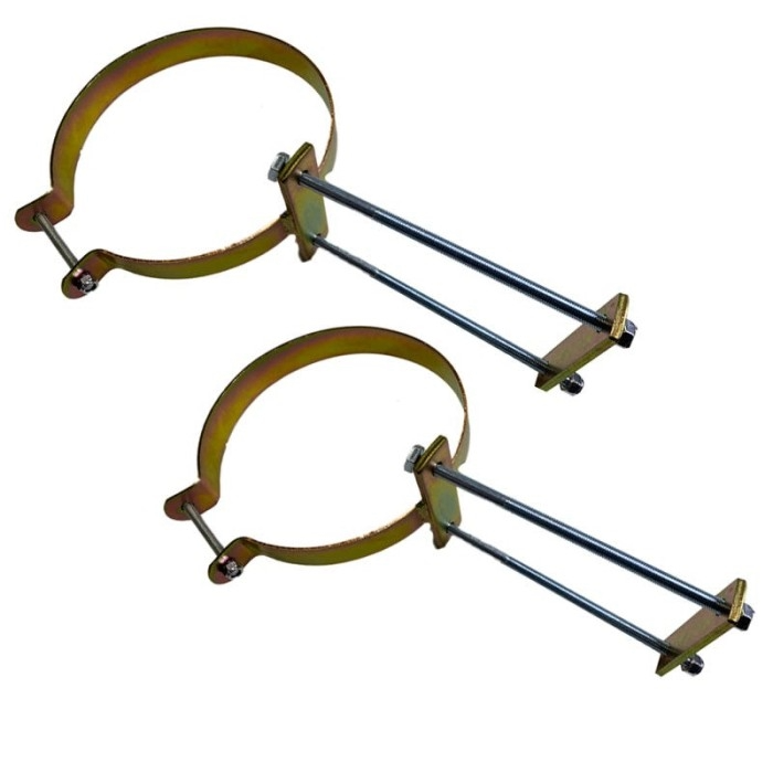 Coast RV Pole Carrier (White) 2000mm x 150mm with Mounting Brackets - Image 3