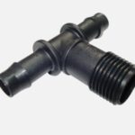 Threaded Tee 13mm Barbed x 1/2" BSP Male