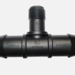 Threaded Tee 25mm Barbed x 1/2" BSP Male