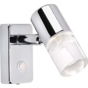 Narva 87464 10-30 Volt Chrome Interior Lamp Dimming W/Switch