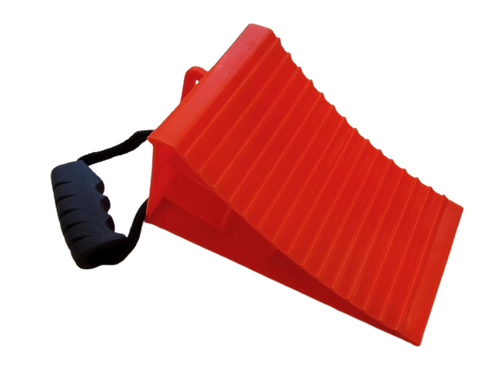 Deluxe Wheel Chock with Handle & Cord